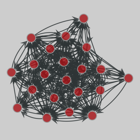 high_tech_company: Krackhardt high tech company network. 21 nodes, 312 edges. https://networks.skewed.de/net/high_tech_company