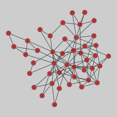 elite: Barnes-Burkett elite affiliations (1962). 44 nodes, 99 edges. https://networks.skewed.de/net/elite