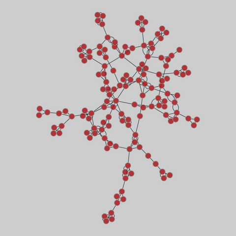 student_cooperation: Student cooperation (2012). 185 nodes, 360 edges. https://networks.skewed.de/net/student_cooperation