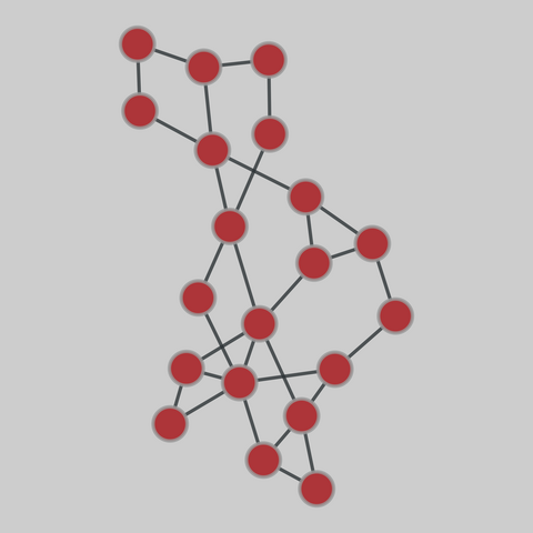 internet_top_pop: Internet topology (PoP level) (1969-2012). 20 nodes, 30 edges. https://networks.skewed.de/net/internet_top_pop#EliBackbone