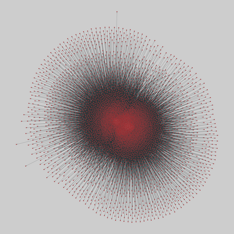 fediverse: Fediverse network (2018). 4860 nodes, 484164 edges. https://networks.skewed.de/net/fediverse