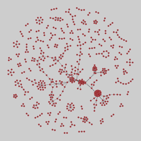 tree-of-life: Protein interactomes across the tree of life (2019). 562 nodes, 994 edges. https://networks.skewed.de/net/tree-of-life#314271