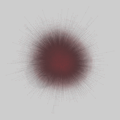 qa_user: User interactions on Q&A websites (2016). 21688 nodes, 107581 edges. https://networks.skewed.de/net/qa_user#mathoverflow_a2q