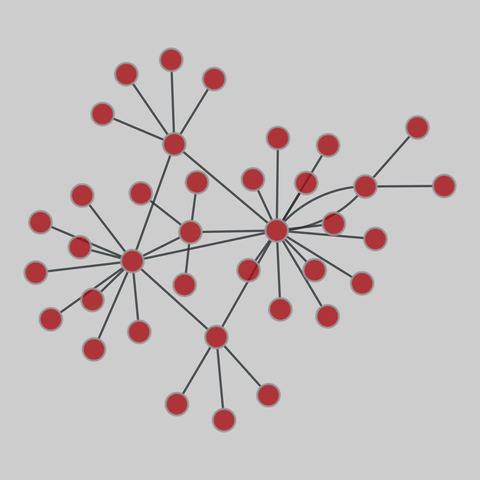internet_top_pop: Internet topology (PoP level) (1969-2012). 37 nodes, 40 edges. https://networks.skewed.de/net/internet_top_pop#Myren