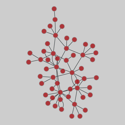 internet_top_pop: Internet topology (PoP level) (1969-2012). 54 nodes, 71 edges. https://networks.skewed.de/net/internet_top_pop#Garr200902
