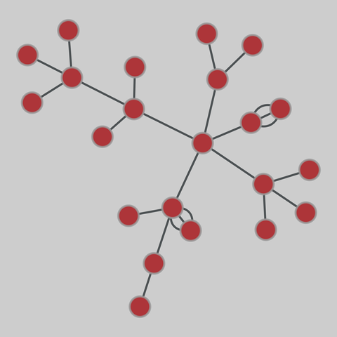 internet_top_pop: Internet topology (PoP level) (1969-2012). 22 nodes, 25 edges. https://networks.skewed.de/net/internet_top_pop#Azrena