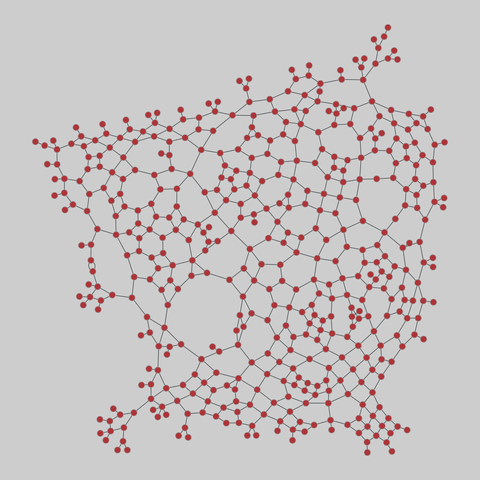 urban_streets: Urban street networks (2017). 467 nodes, 692 edges. https://networks.skewed.de/net/urban_streets#vienna