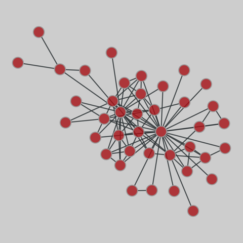 moviegalaxies: Moviegalaxies, movies 410-466 (2018). 40 nodes, 100 edges. https://networks.skewed.de/net/moviegalaxies#195