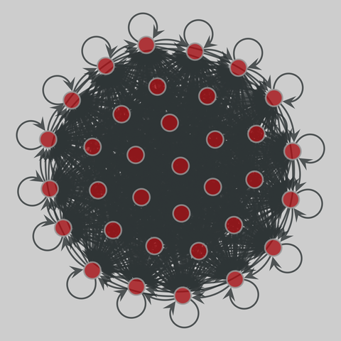 freshmen: Zeggelink's freshmen (1999). 34 nodes, 1156 edges. https://networks.skewed.de/net/freshmen#t6