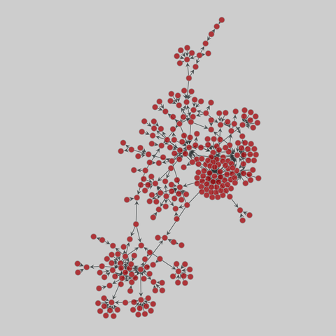 kidnappings: Abu Sayyaf kidnappings (2014). 351 nodes, 402 edges. https://networks.skewed.de/net/kidnappings