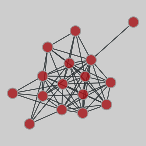 ambassador: Philippines Ambassador bombing (2000). 16 nodes, 69 edges. https://networks.skewed.de/net/ambassador#TIE_EXTINGUISH