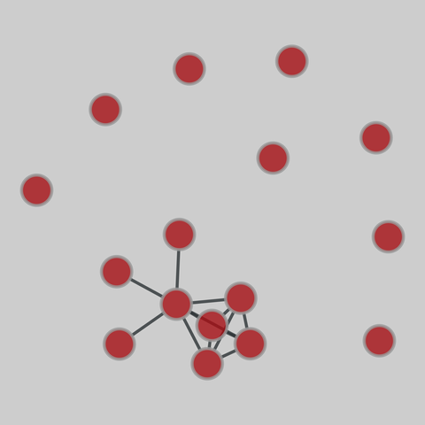 ambassador: Philippines Ambassador bombing (2000). 16 nodes, 13 edges. https://networks.skewed.de/net/ambassador#2003