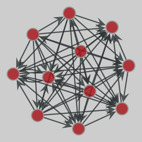 dom: Animal dominance archive (2022). 11 nodes, 56 edges. https://networks.skewed.de/net/dom#Thompson_1993a
