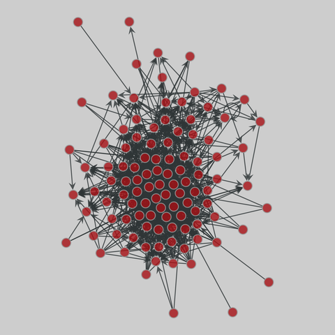 fresh_webs: Freshwater stream webs. 107 nodes, 966 edges. https://networks.skewed.de/net/fresh_webs#DempstersSu