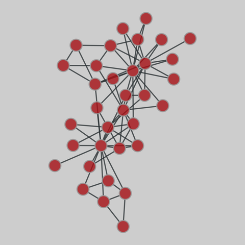 karate: Zachary Karate Club. 34 nodes, 77 edges. https://networks.skewed.de/net/karate#77