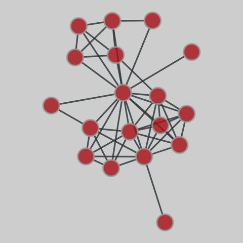 moviegalaxies: Moviegalaxies, movies 410-466 (2018). 18 nodes, 50 edges. https://networks.skewed.de/net/moviegalaxies#583