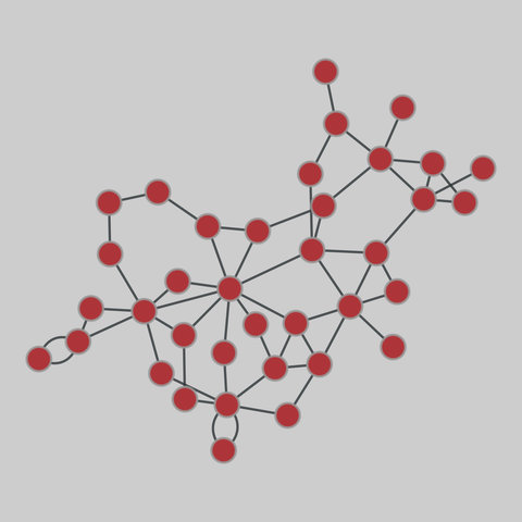 internet_top_pop: Internet topology (PoP level) (1969-2012). 37 nodes, 58 edges. https://networks.skewed.de/net/internet_top_pop#Geant2010