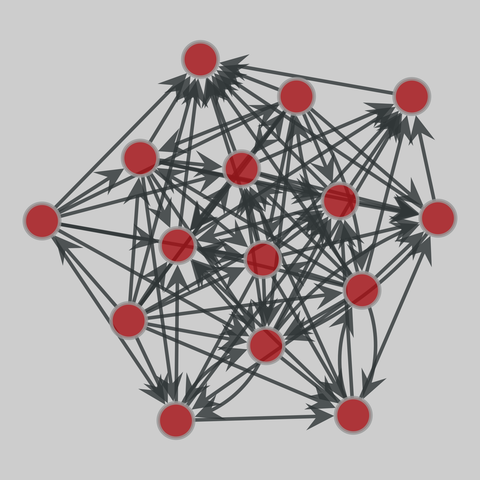 dom: Animal dominance archive (2022). 15 nodes, 89 edges. https://networks.skewed.de/net/dom#Lee_1979a