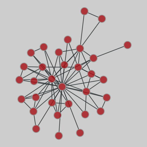 moviegalaxies: Moviegalaxies, movies 410-466 (2018). 32 nodes, 80 edges. https://networks.skewed.de/net/moviegalaxies#112