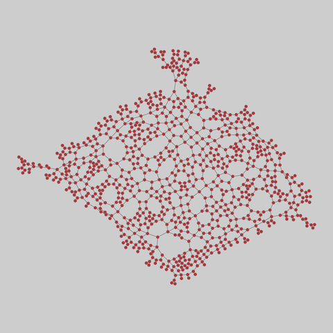 urban_streets: Urban street networks (2017). 869 nodes, 1307 edges. https://networks.skewed.de/net/urban_streets#seoul