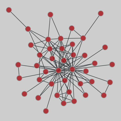 moviegalaxies: Moviegalaxies, movies 410-466 (2018). 42 nodes, 109 edges. https://networks.skewed.de/net/moviegalaxies#532