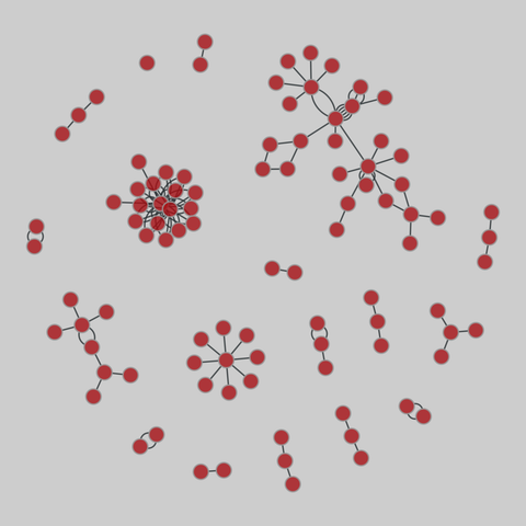edit_wikibooks: Wikipedia book edits (2010). 97 nodes, 122 edges. https://networks.skewed.de/net/edit_wikibooks#nah