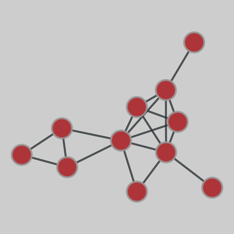 ambassador: Philippines Ambassador bombing (2000). 16 nodes, 19 edges. https://networks.skewed.de/net/ambassador#1985_1989