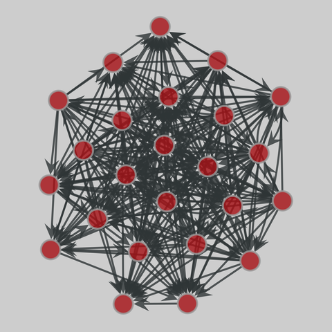 dom: Animal dominance archive (2022). 24 nodes, 252 edges. https://networks.skewed.de/net/dom#deWaal_1985